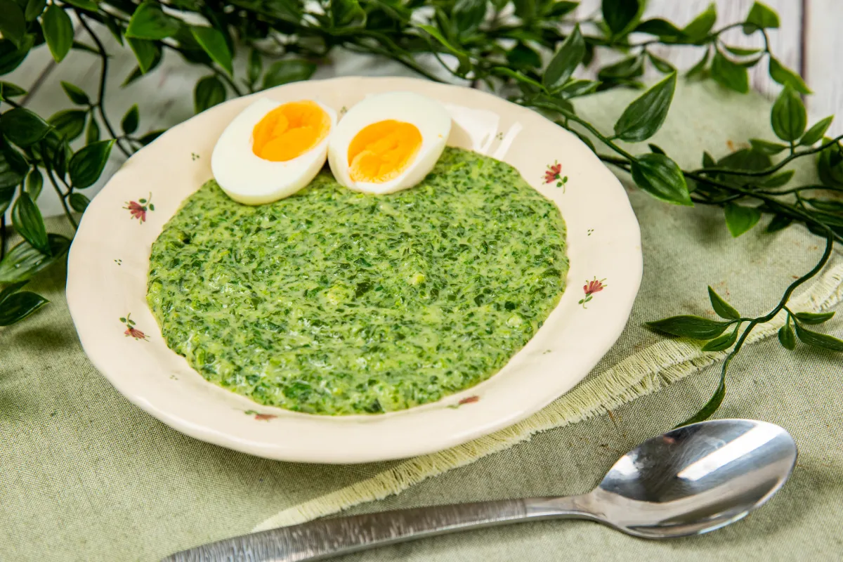 Gluténmentes spenótfőzelék recept