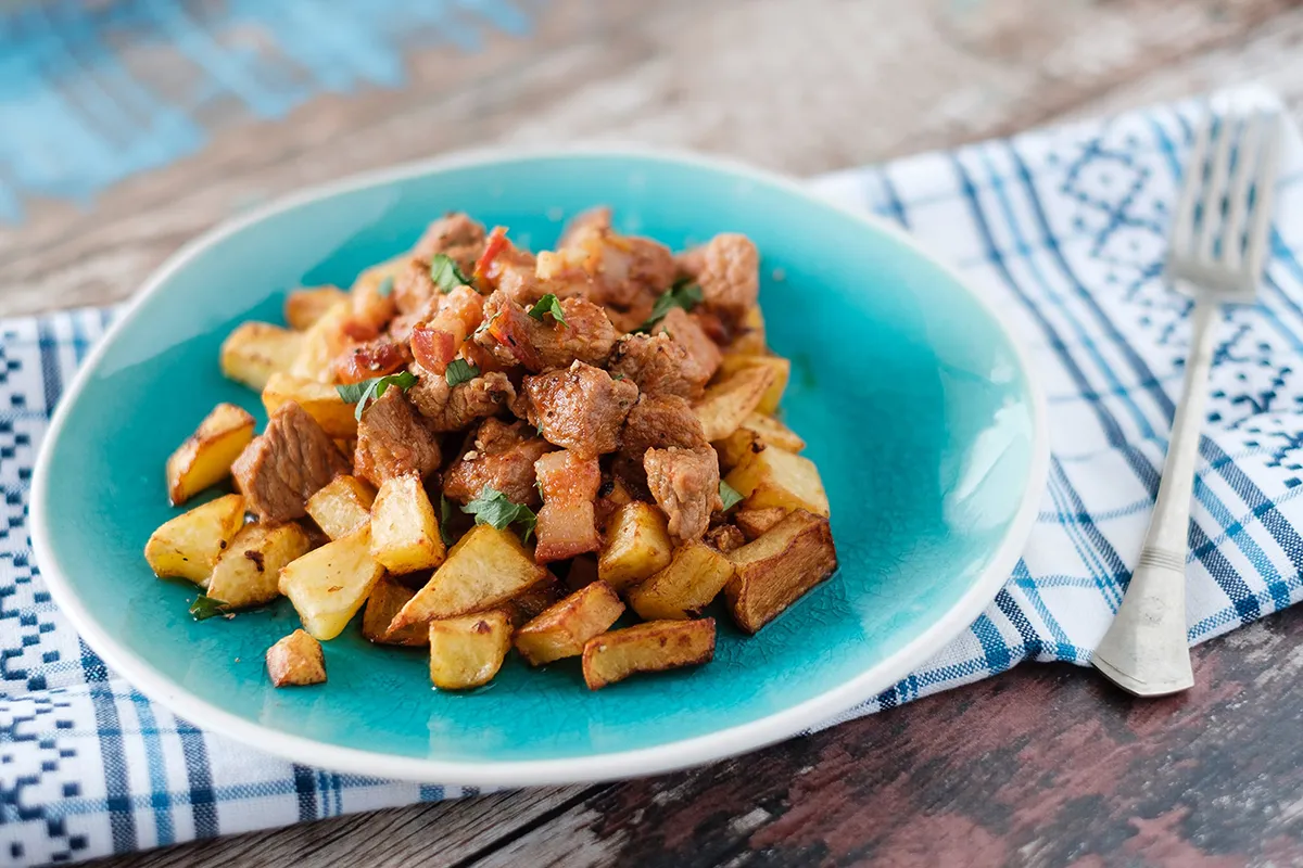 Egyszerű brassói aprópecsenye  recept