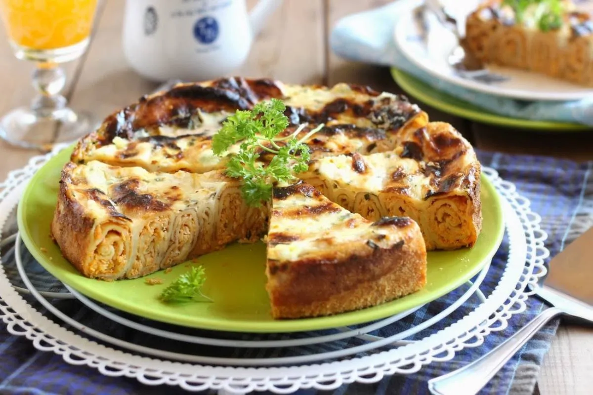 Húsos palacsintatorta recept