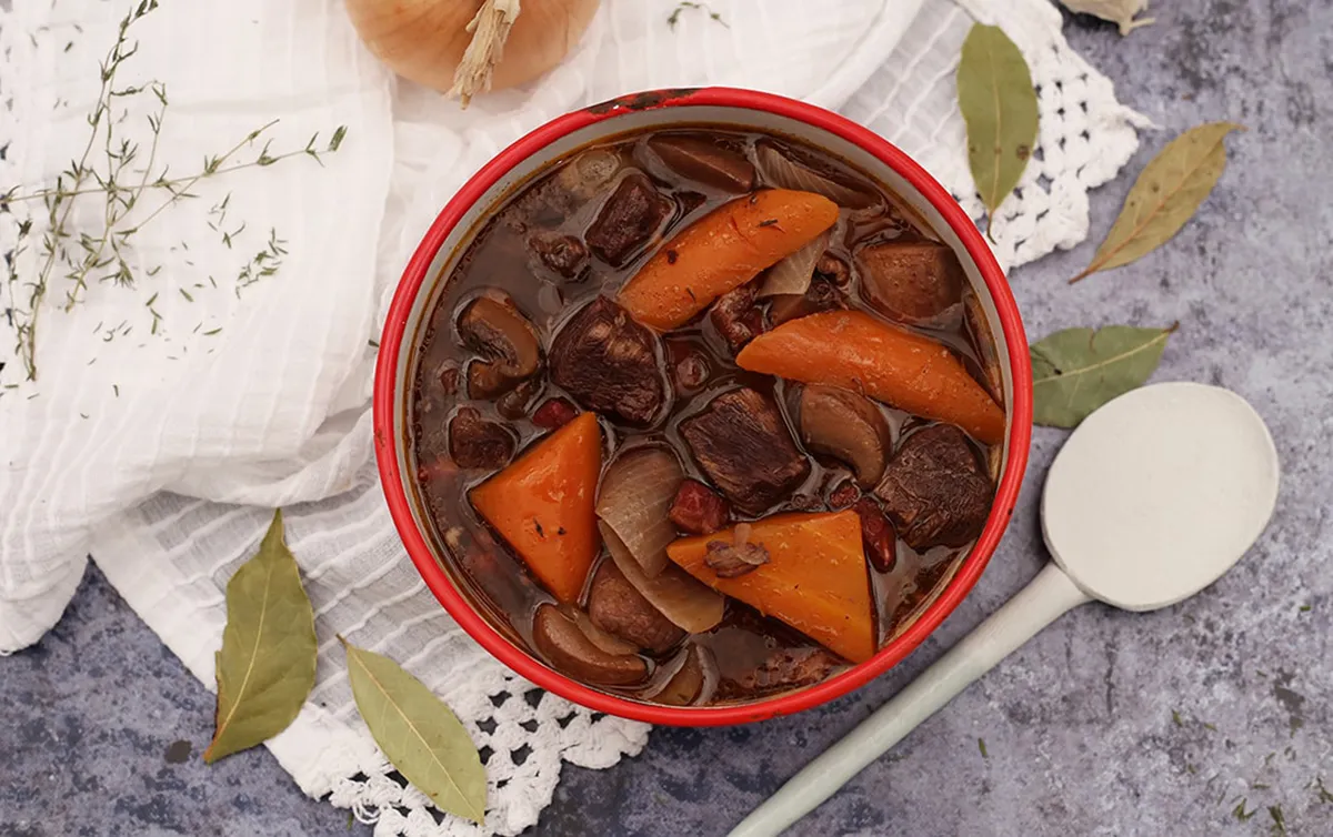 Burgundi marharagu recept