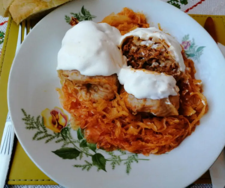 Töltött káposzta recept