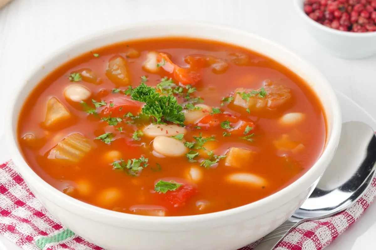 Minestrone leves recept