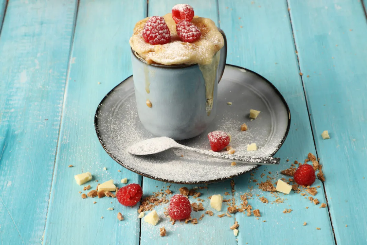 Bögrés blondie mikróban recept