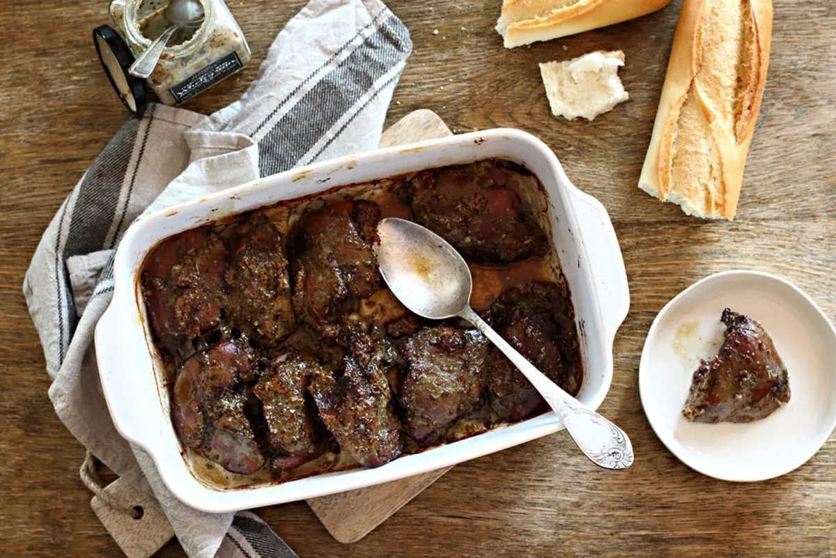 Mustáros pulykamáj recept
