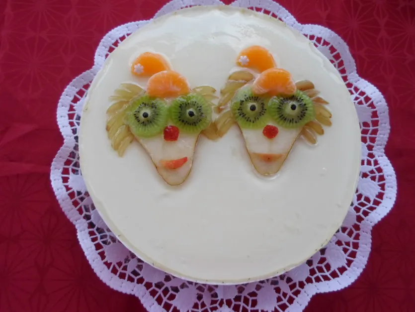 Bohócos pudingos torta recept