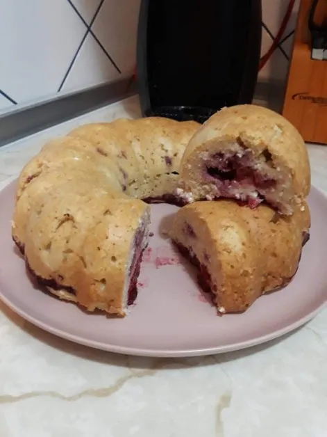 Málnás kuglóf recept