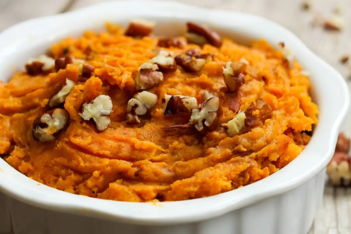 Krumplipüré édesburgonyából recept