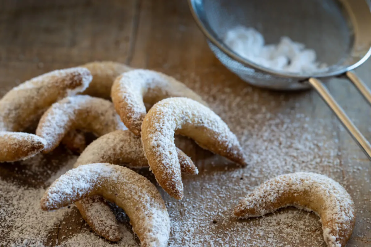 Hókifli mandulával recept