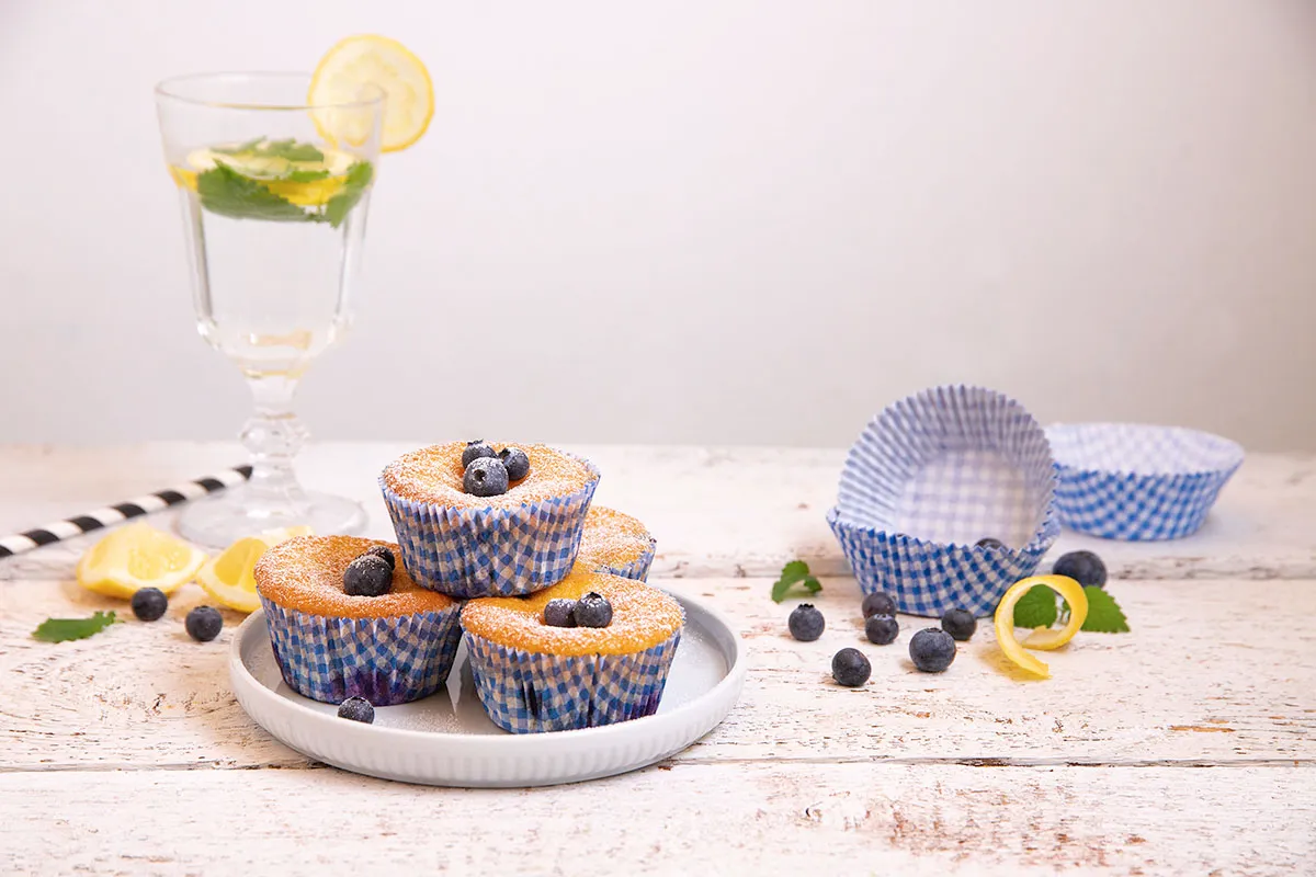 Áfonyás citromos muffin recept