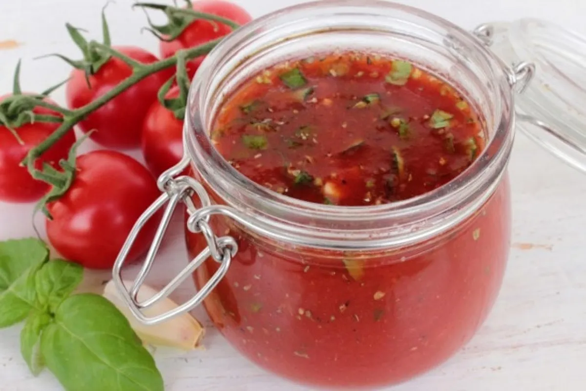 Paradicsomszósz házilag recept