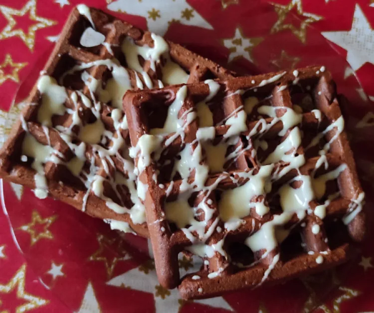 Csokis gofri egyszerűen recept