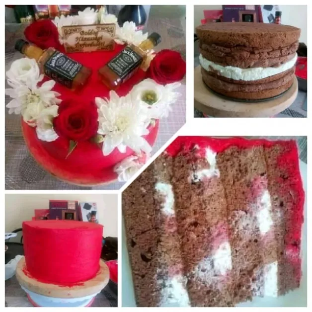 Újra gondolt fekete erdő torta Whiskyvel recept