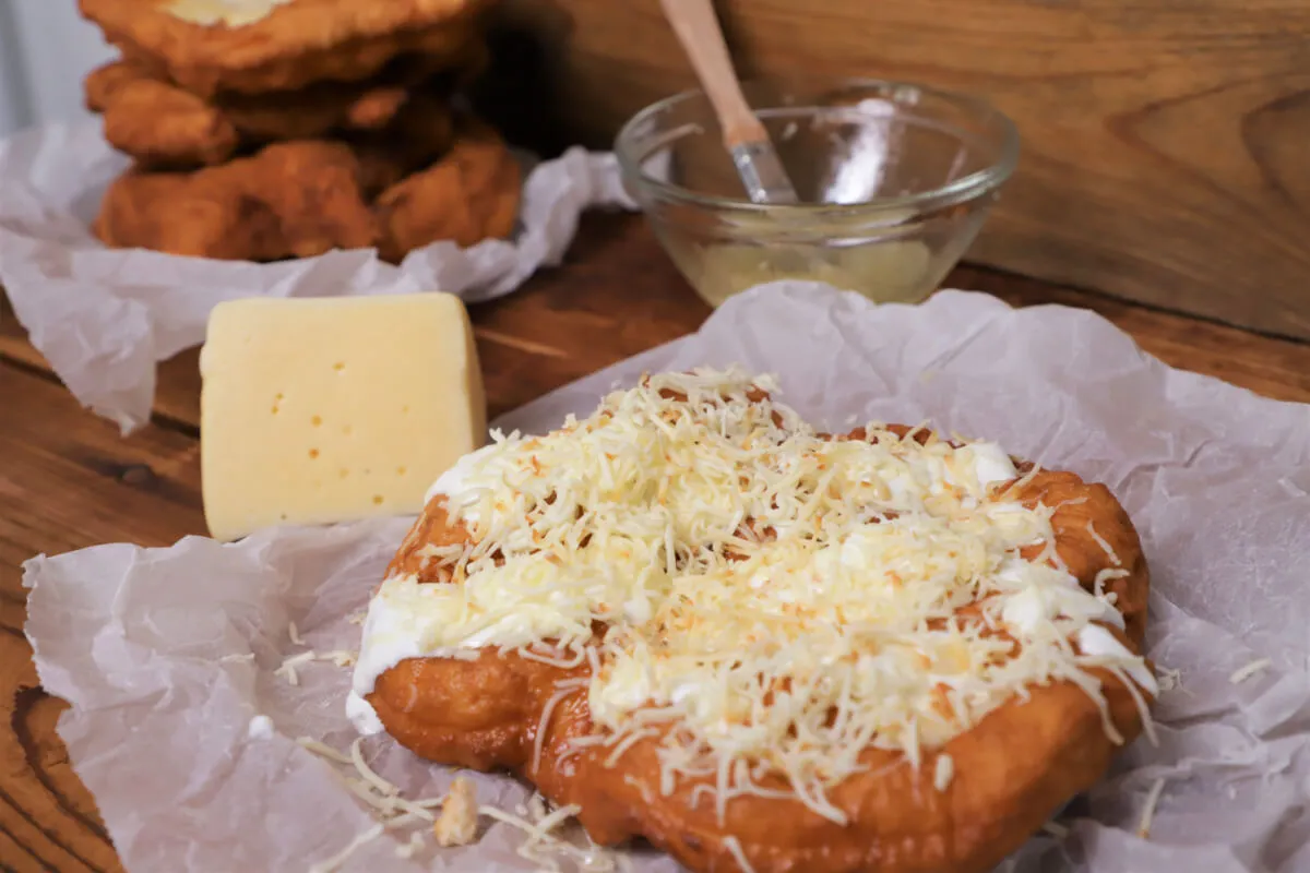 Kefires lángos egyszerűen recept