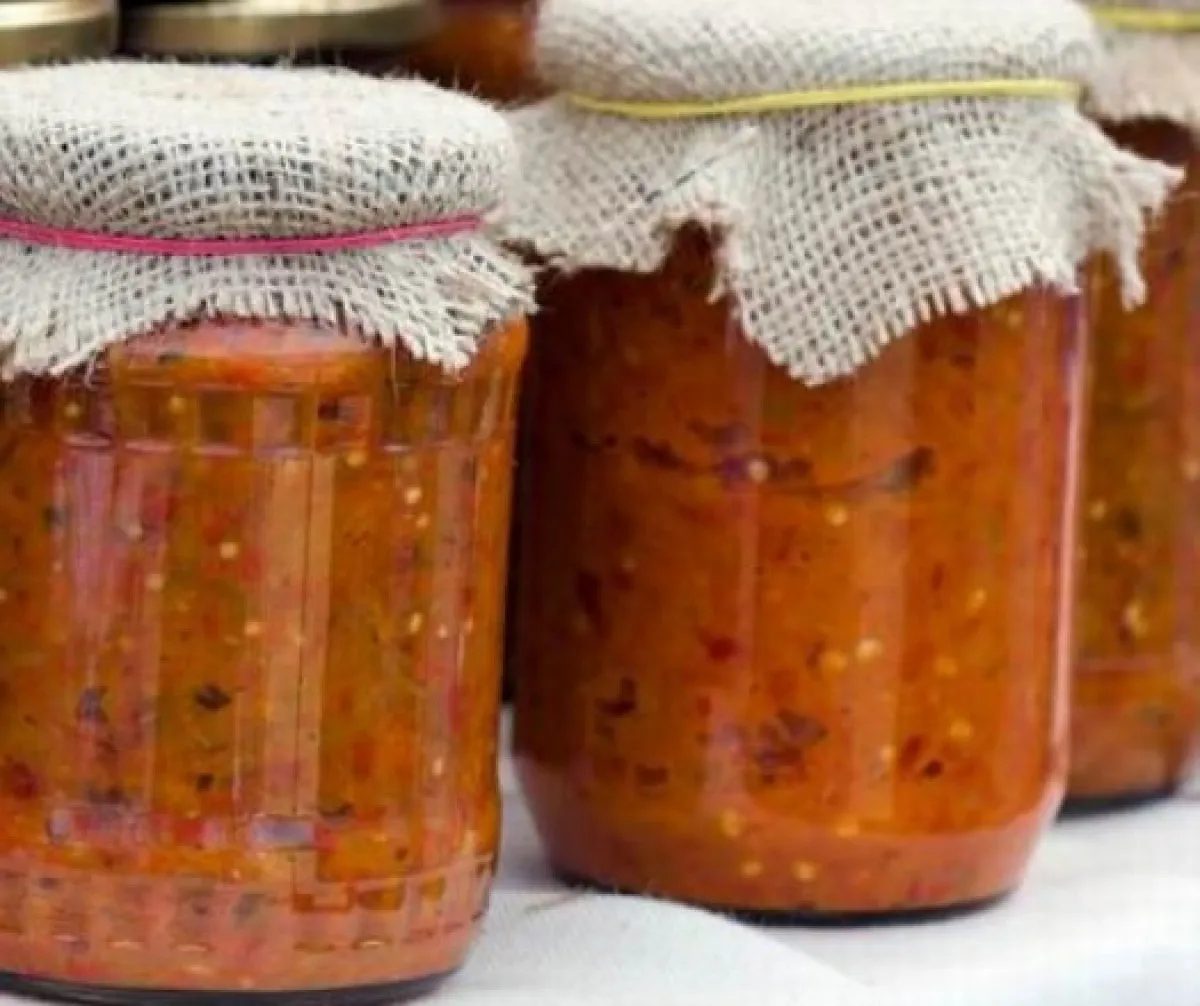 Padlizsános zakuszka recept
