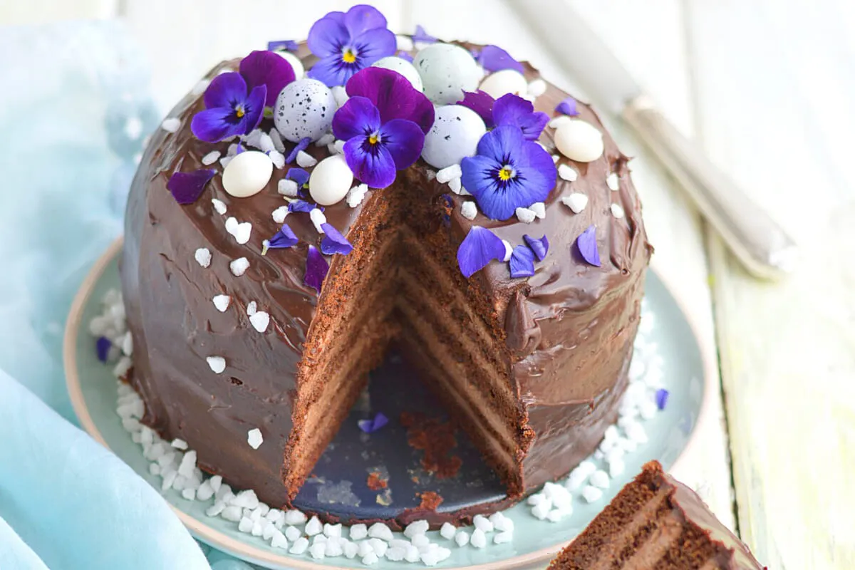 Csokoládés húsvéti torta recept