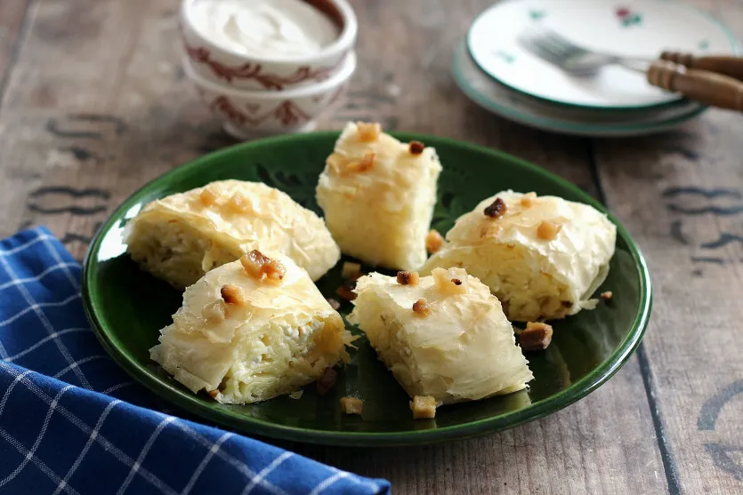 Túrós csusza rétes recept