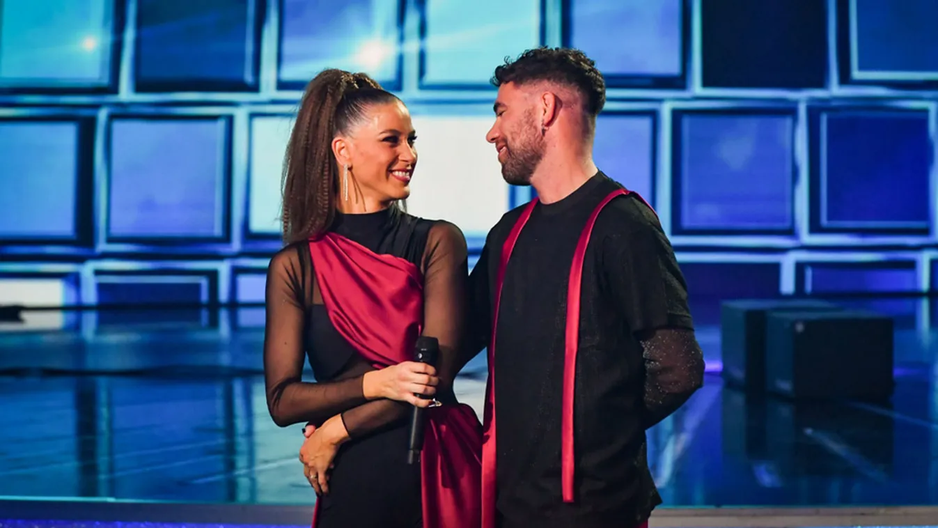 Mikes Anna és Krausz Gábor a Dancing With The Stars 2023. november 25-i adásában. Fotó: TV2 Sajtószoba