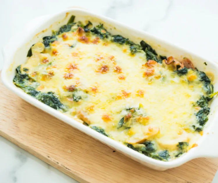 Parajos-rukkolás lasagne recept