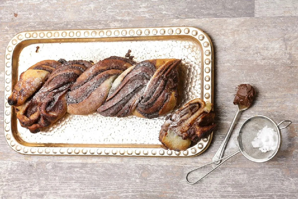 Nutellás kalács egyszerűen (kelesztés nélkül) recept