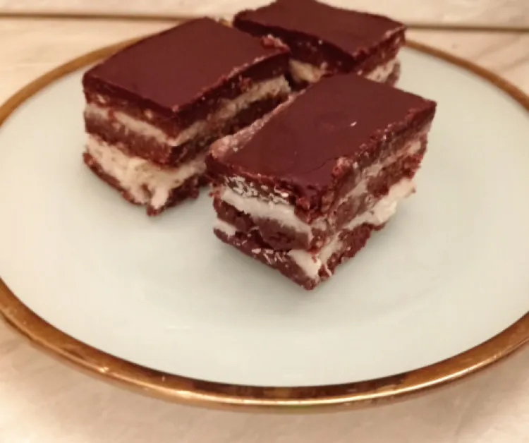 Sütés nélküli zebrakocka recept