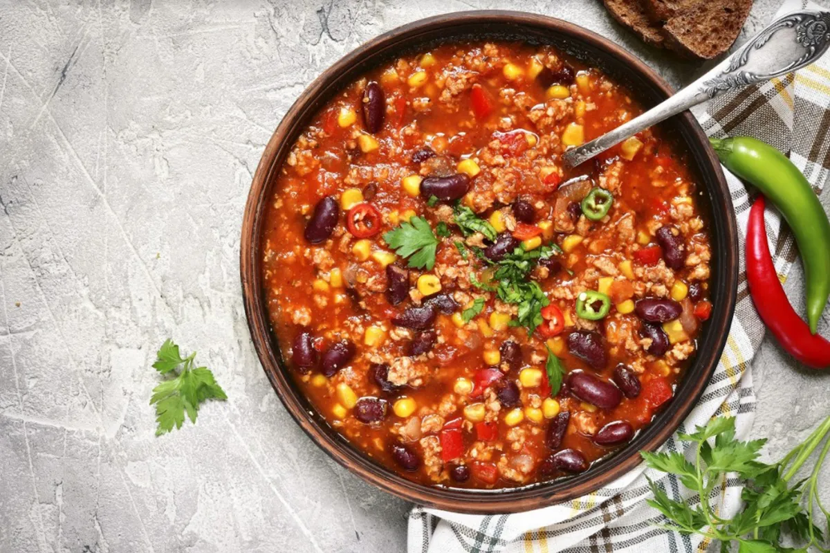 Sertéshúsos csilis bab recept