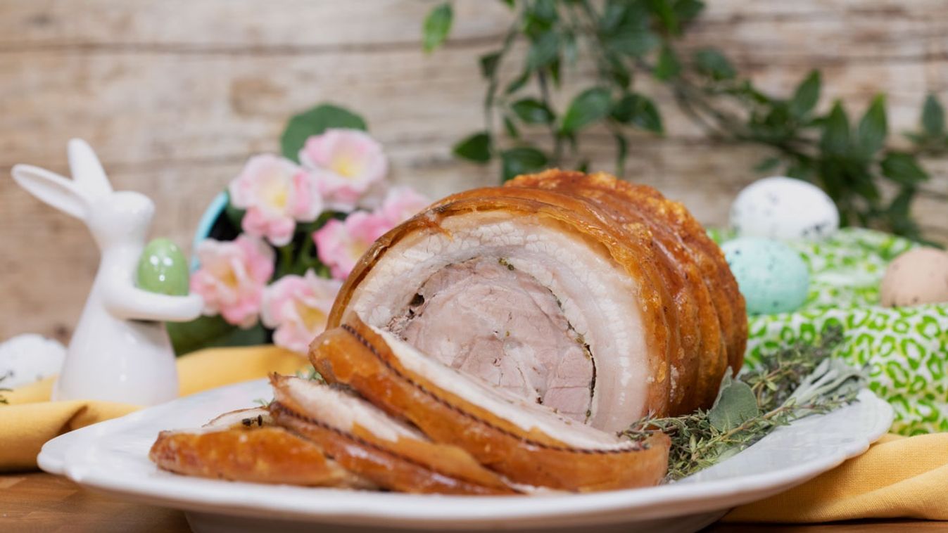 Porchetta, a töltött göngyölt császárhús recept