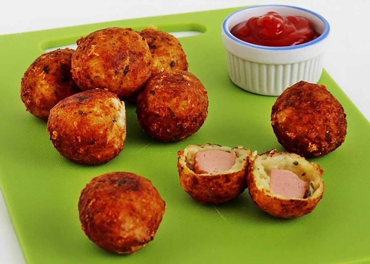 Virslis partifalatkák recept