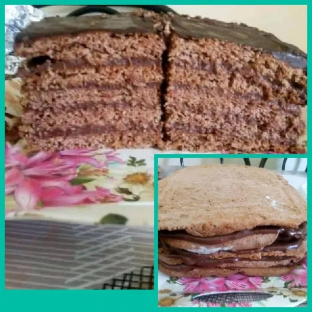 Csokoládés mézes krémes recept