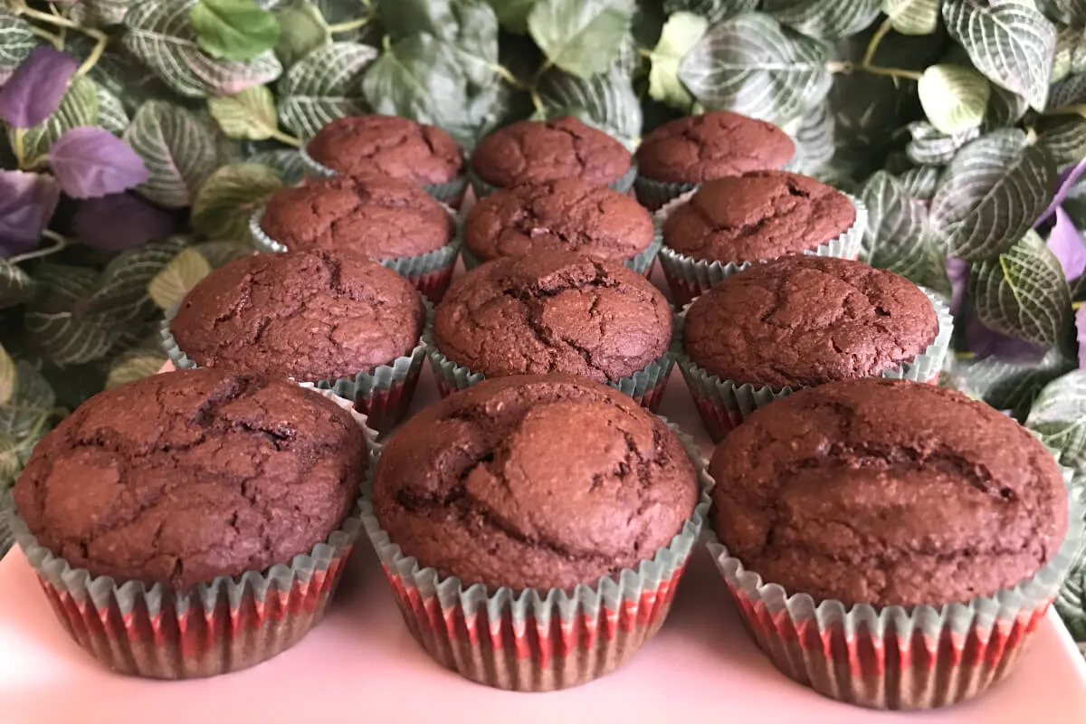 Diétás kakaós muffin recept