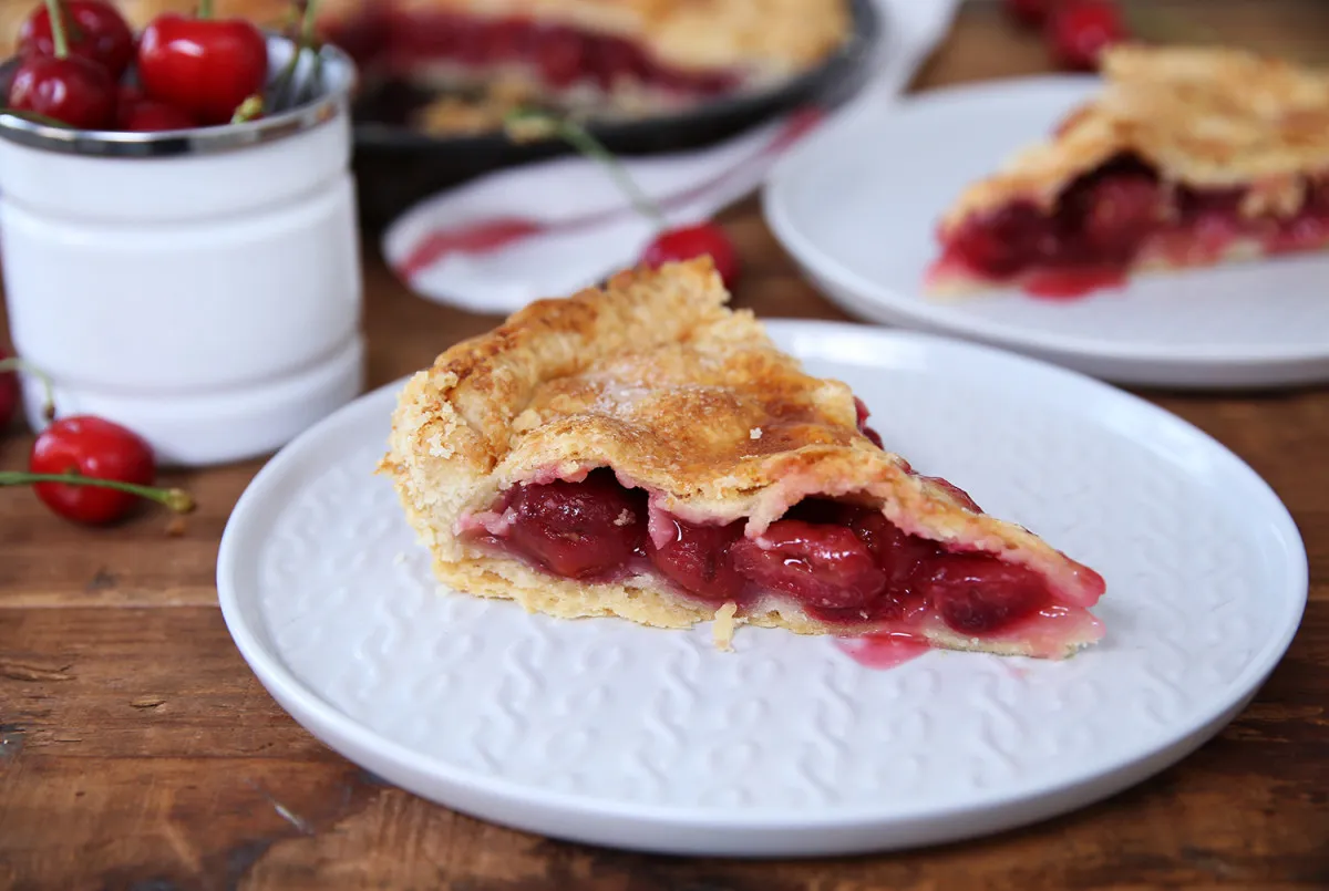 Vaníliás-cseresznyés pite  recept