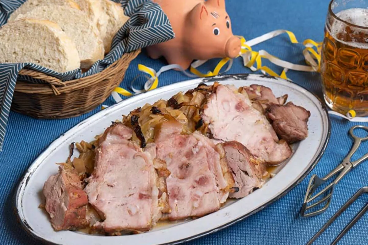 Szilveszteri malacsült recept