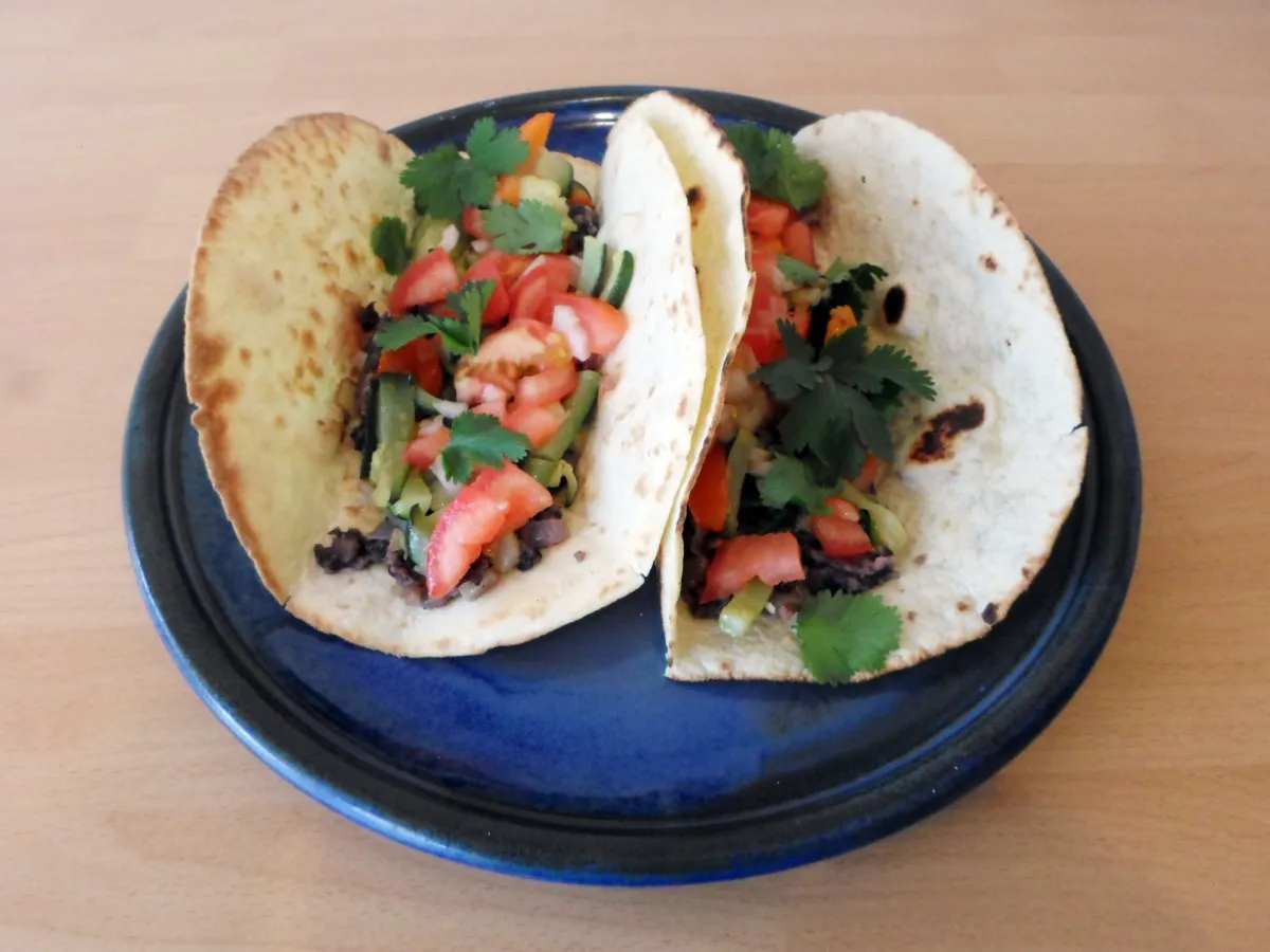 Zöldséges taco recept