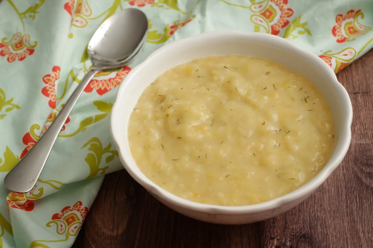 Kapros-tejfölös tökfőzelék recept