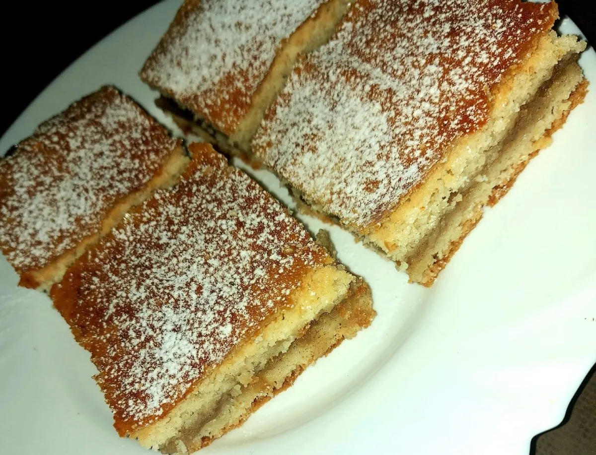 Zsíros almás pite recept
