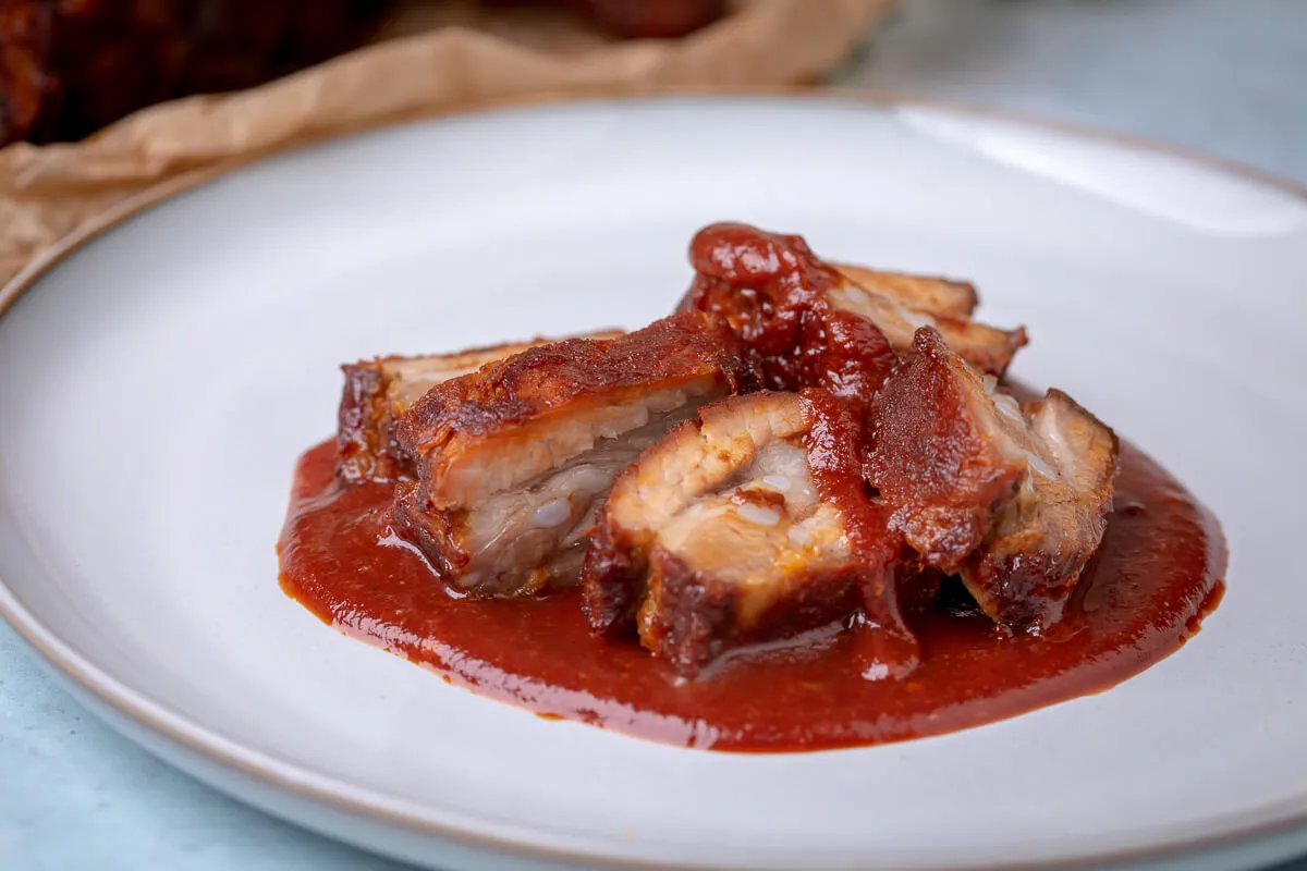 BBQ-oldalas sütőben recept