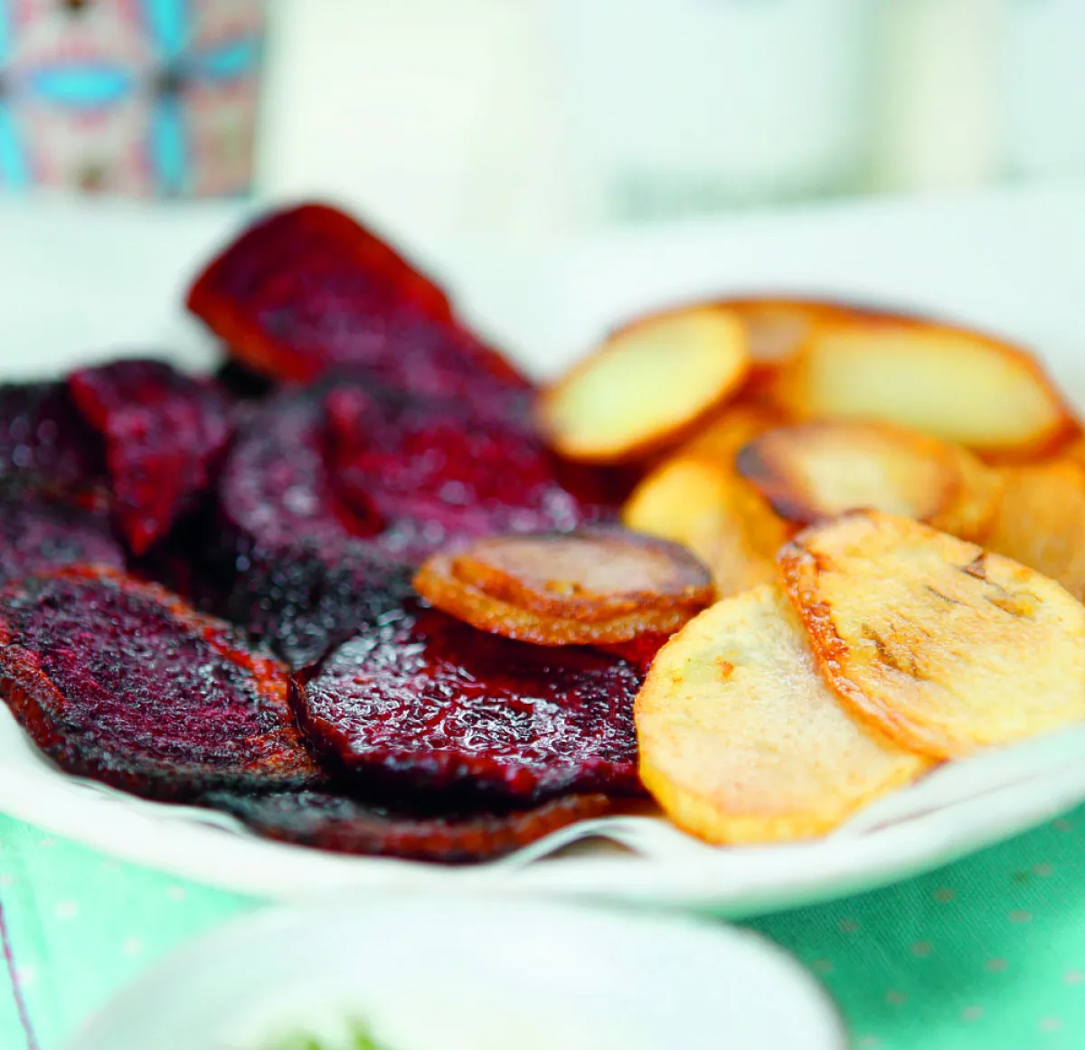 Házi burgonya- és céklachips recept