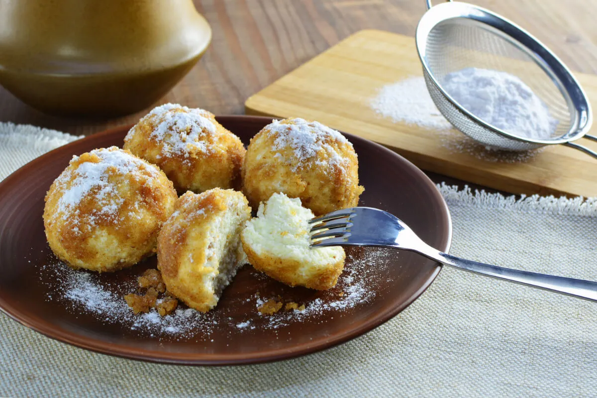 Habkönnyű túrógombóc recept