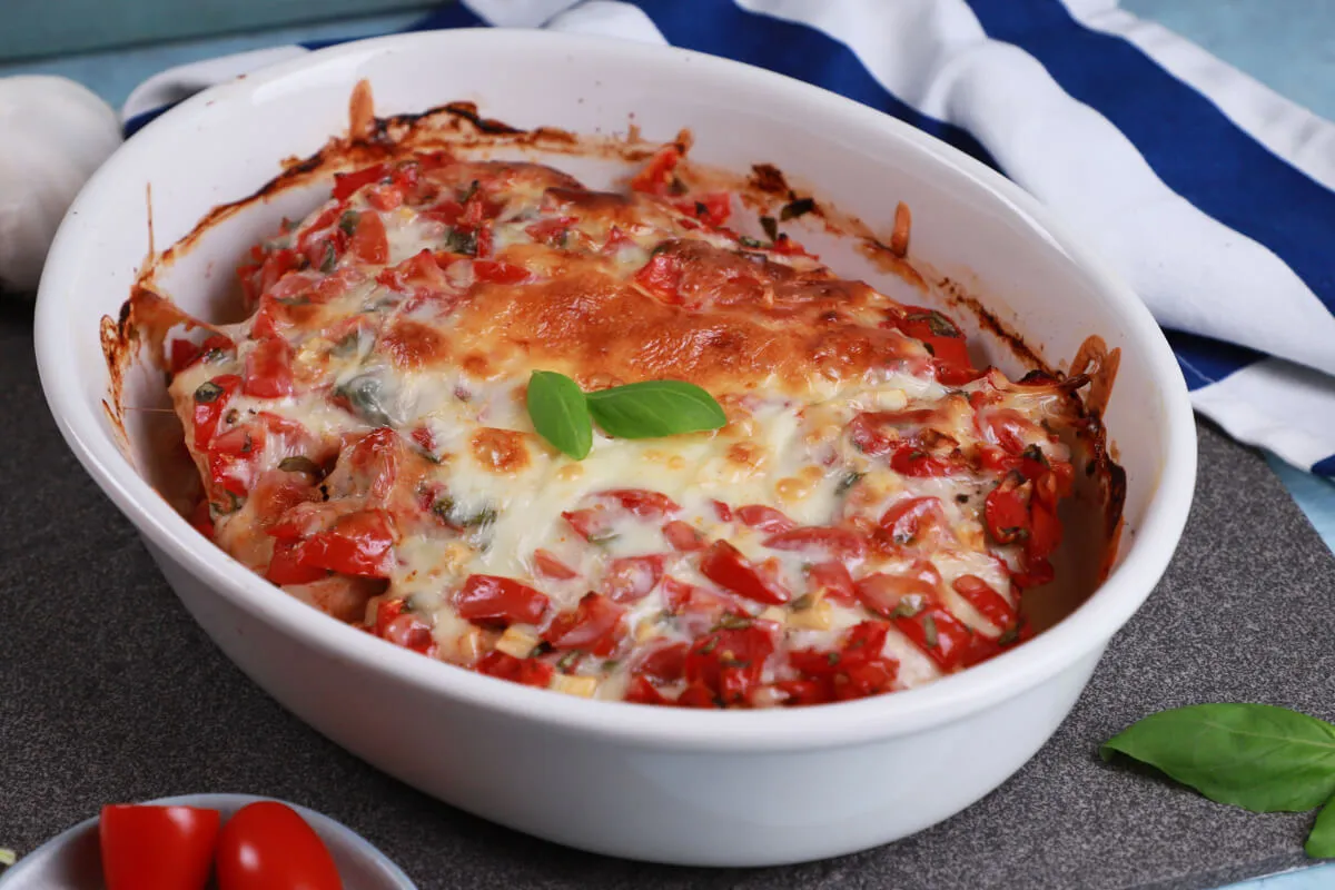 Csirke bruschetta pofonegyszerűen  recept
