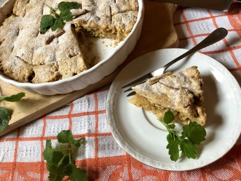 Almás pite tojás nélkül recept