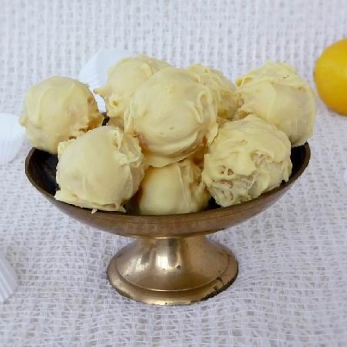 Krémsajtos citromgolyó recept