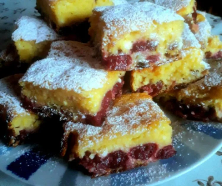 Meggyes-túrós villámsüti  recept