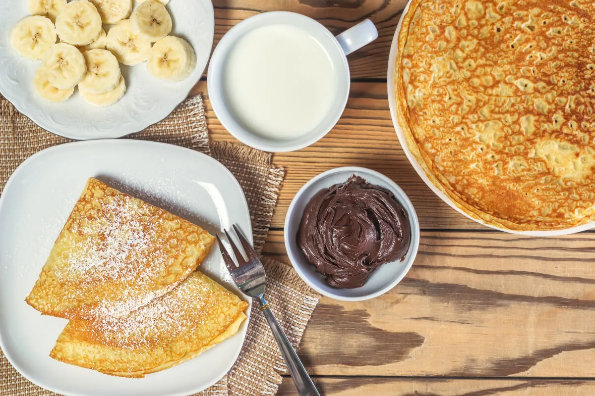 Banános-nutellás palacsinta recept