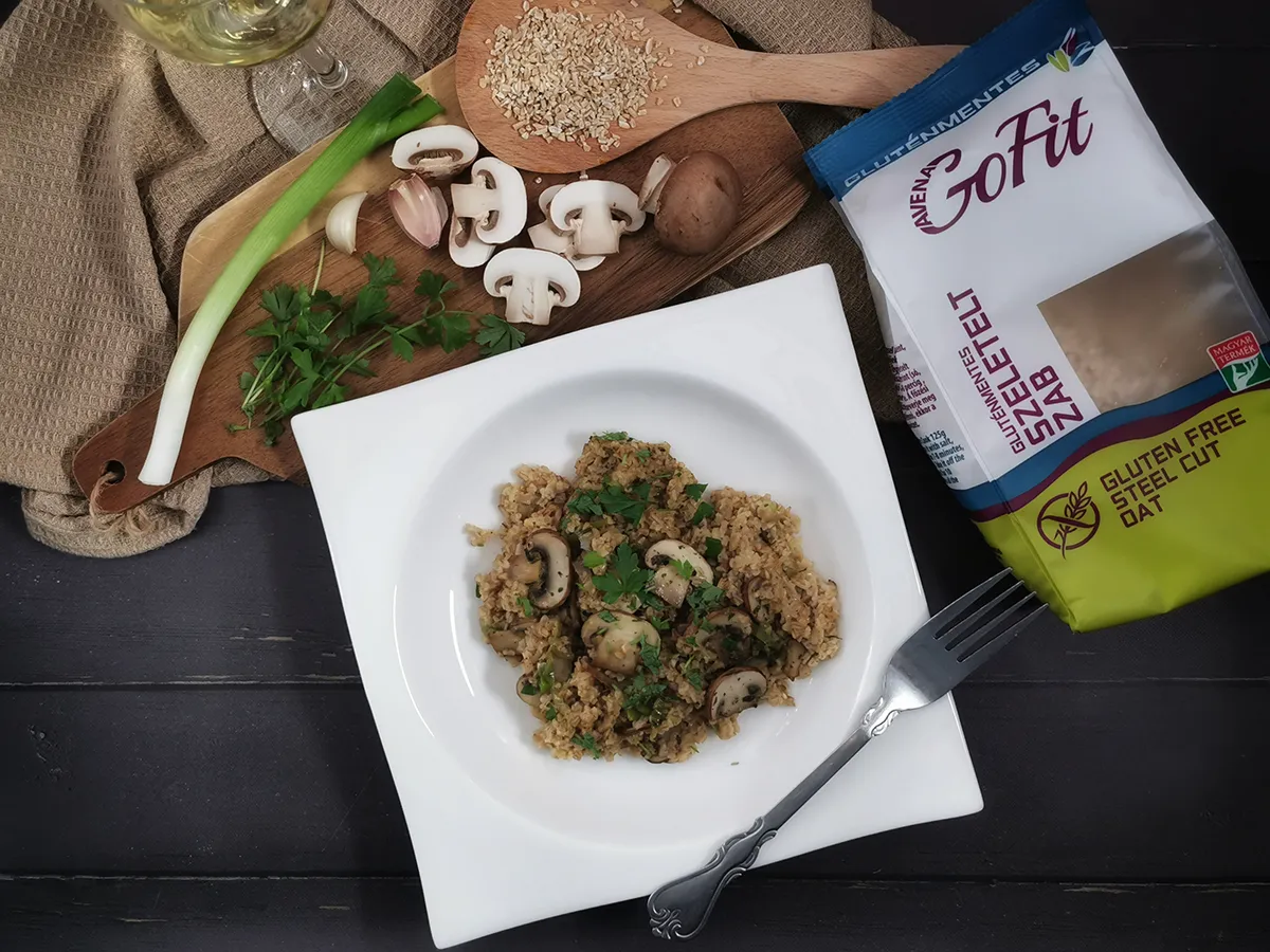 Gluténmentes, vegán „zabottó" recept