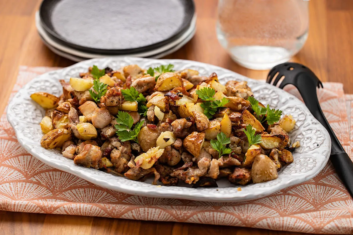 Brassói aprópecsenye air fryerben recept