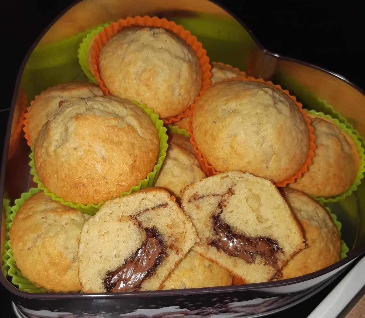 Banános-nutellás muffin recept