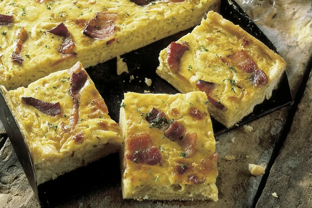 Hagymás lepény recept