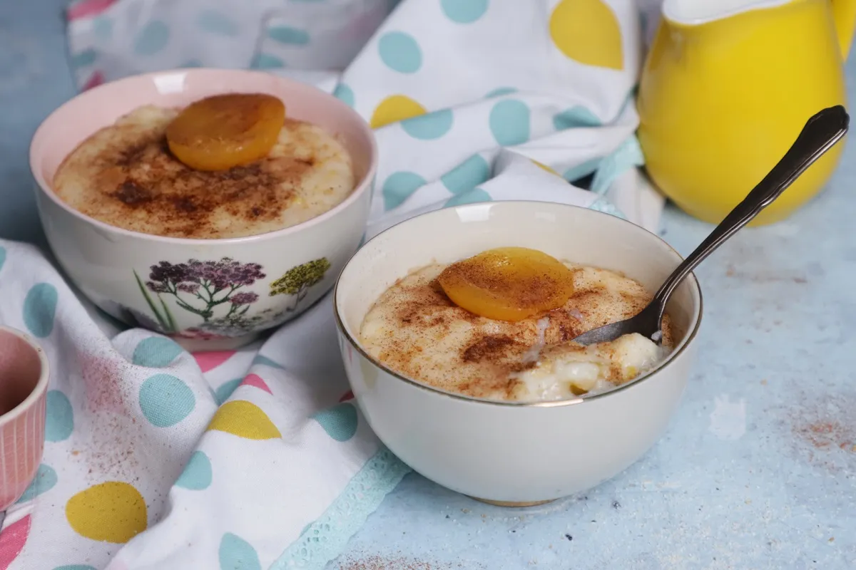 Barackos tejbegríz recept