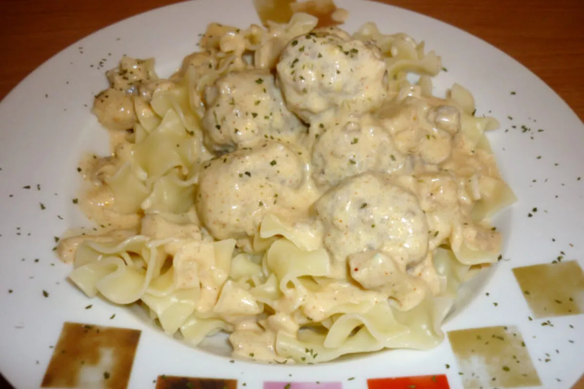 Bakonyi húsgombóc recept