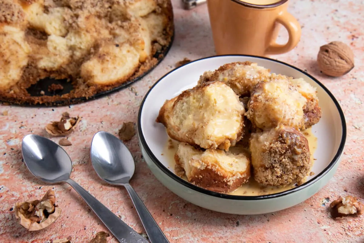 Hagyományos aranygaluska vaníliasodóval recept