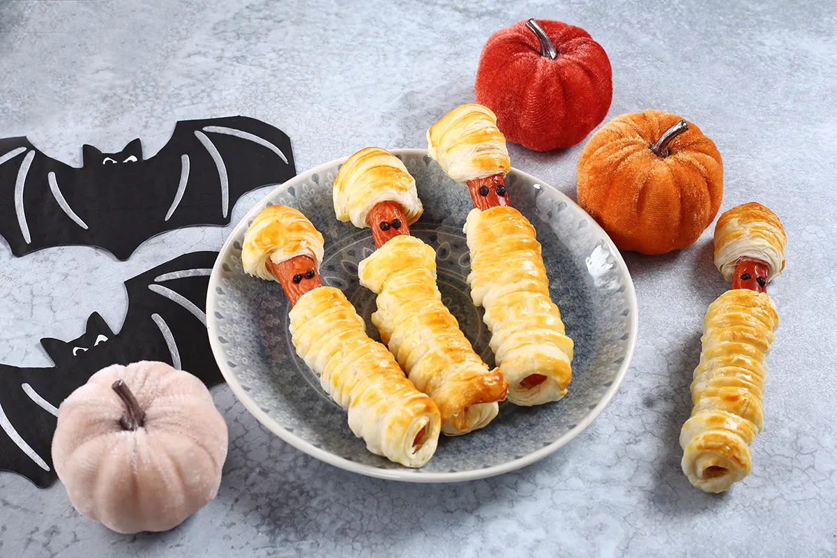 Virslimúmiák recept